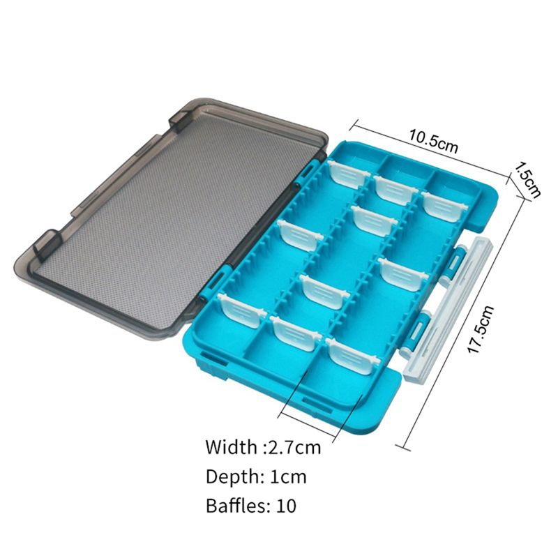 Tackle Box - กล่องใส่เหยื่อตกปลา 5 ชิ้น กล่องใส่เหยื่อจิ๊ก เหยื่อปลอม กล่องอุปกรณ์ตกปลา