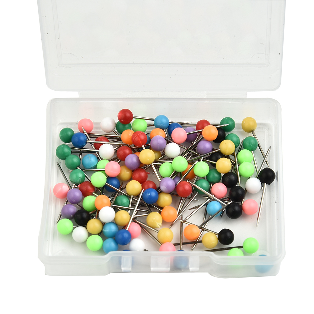 Tackle Box - อุปกรณ์ชิ้น/กล่อง100ตัวหมุดยึดสำหรับตกปลาคาร์พหัวกลมที่พันสายหัวหมุดหมุดตัวใหญ่อุปกรณ์เสริมสำหรับเบ็ดตกปลา