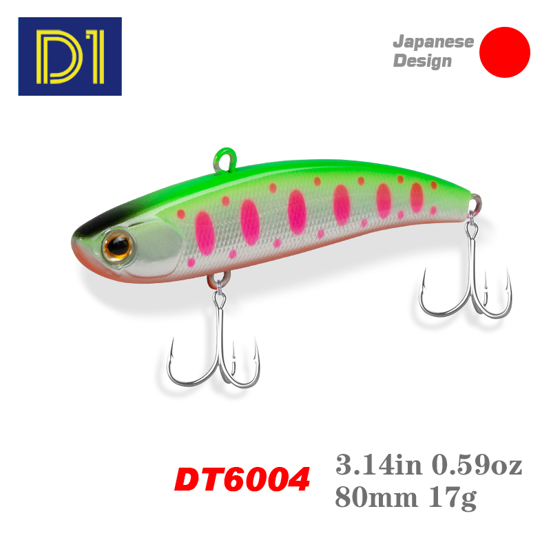 Fishing Equipment Deals - เหยื่อตกปลา VIB ลดราคาช่วงฤดูหนาว D1 ขนาด 80