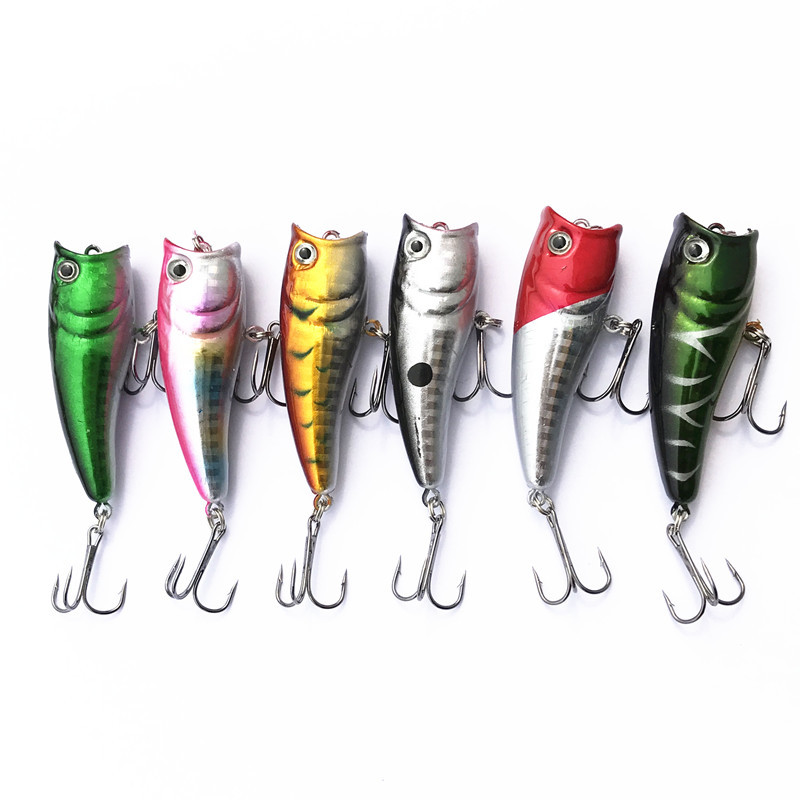 Fishing Equipment Deals - เหยื่อตกปลา Popper เหยื่อ 6 ซม./7.7g เหยื่อ
