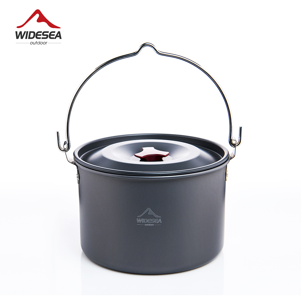 Fishing Equipment Kitchener - Widesea 4L Camping แขวนหม้อเครื่องครัวกลางแจ้ง Bowler Tableware