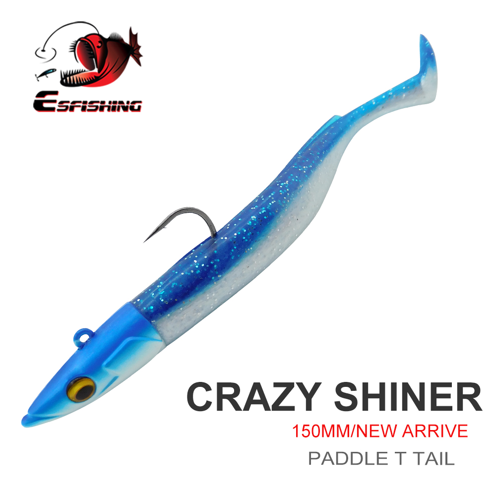 Trout Fishing Lure - ESFISHING เหยื่อตกปลาแบบนิ่ม Leurre Souple Crazy Paddle