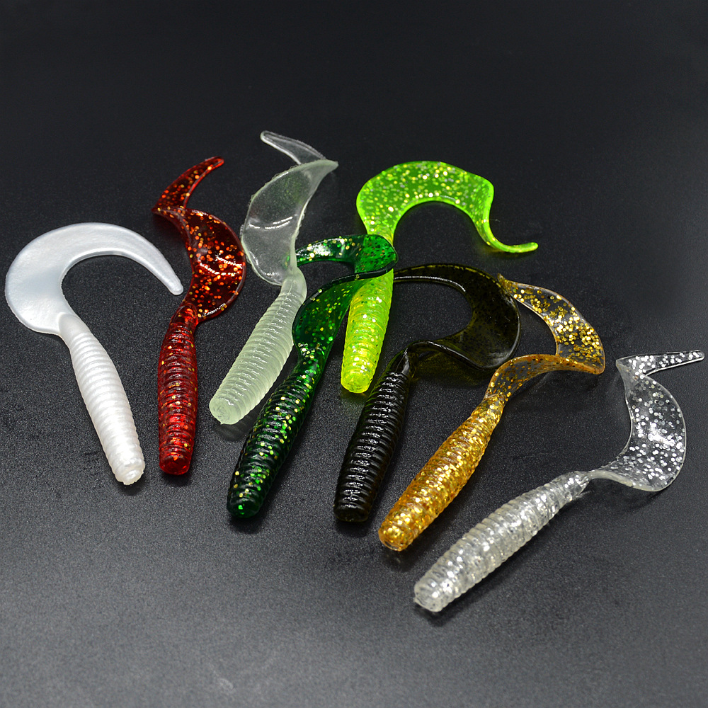 เหยื่อตกปลาแบบนิ่ม รูปหนอน 7 ซ - Fishing Equipment Deals บทวิจารณ์และราคา