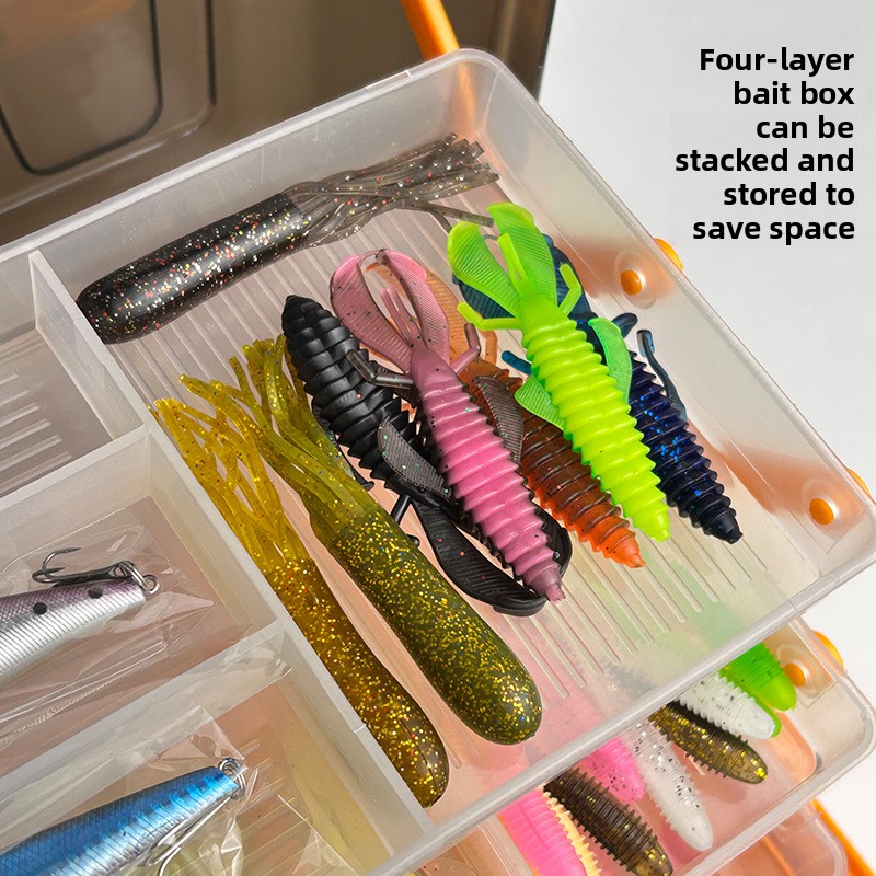 ชุดอุปกรณ์ตกปลาแบบนุ่ม 4 ชั้น  - Tackle Box บทวิจารณ์และราคา