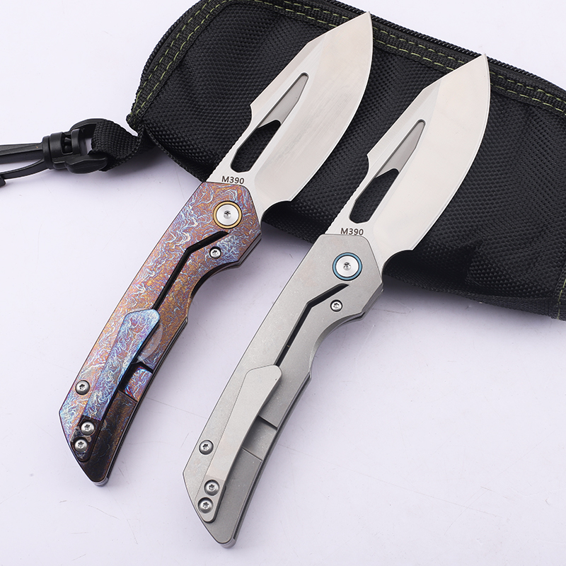 มีดพับเหล็ก M390 ด้ามจับโลหะผส - Fishing Equipment Kitchener บทวิจารณ์และราคา