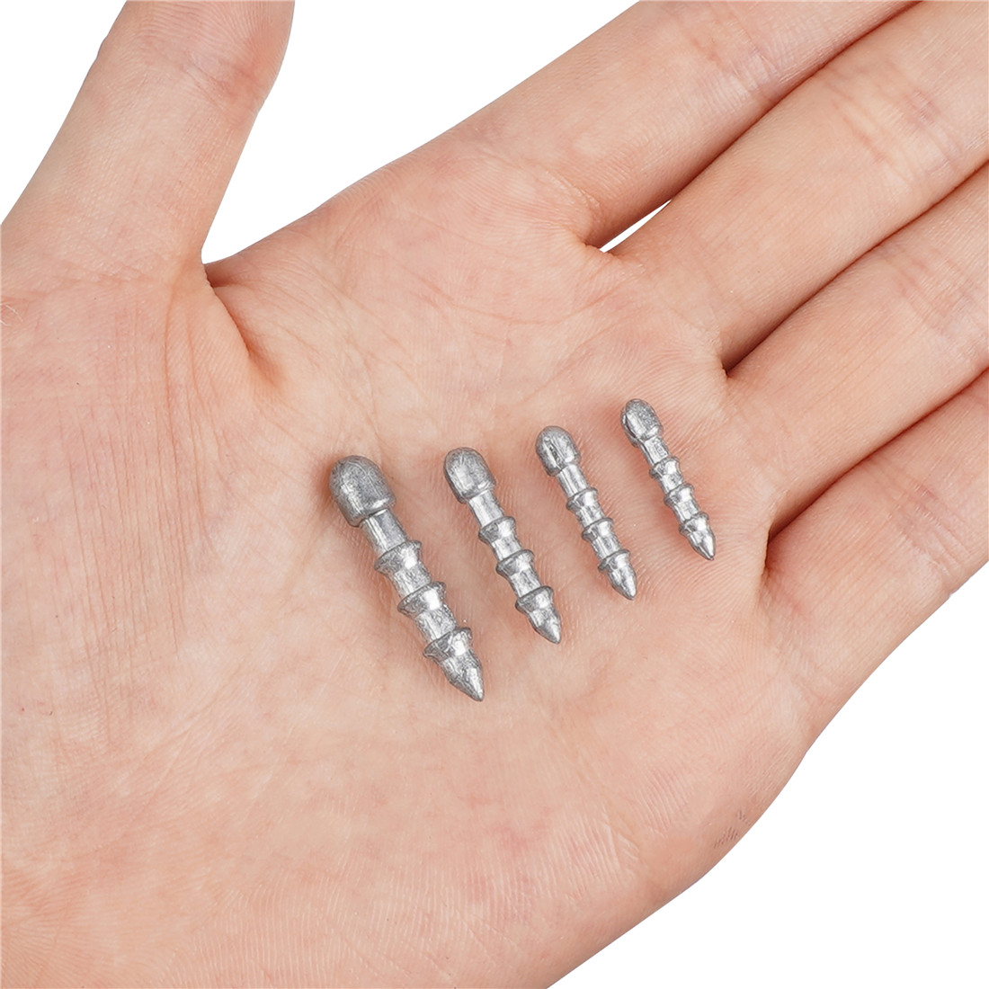20pcs น้ําหนักเล็บ sinkers หนอ - Trout Fishing Lure บทวิจารณ์และราคา