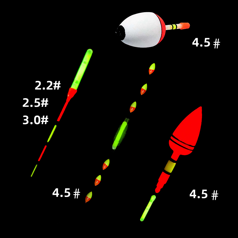 10/50ชิ้น/ล็อต2.2-4.5มม.ตกปลาต - Night Float Fishing บทวิจารณ์และราคา