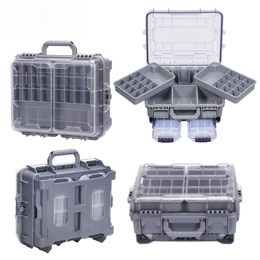 กล่องอุปกรณ์ตกปลาแบบพกพา 2 ชั้ - Fishing Equipment Kit บทวิจารณ์และราคา