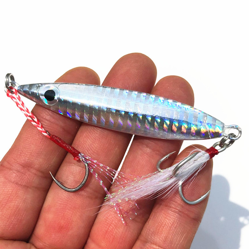 ปลาแมคเคอเรลปลาเหยื่อสั่นช้า J - Fishing Equipment Deals บทวิจารณ์และราคา