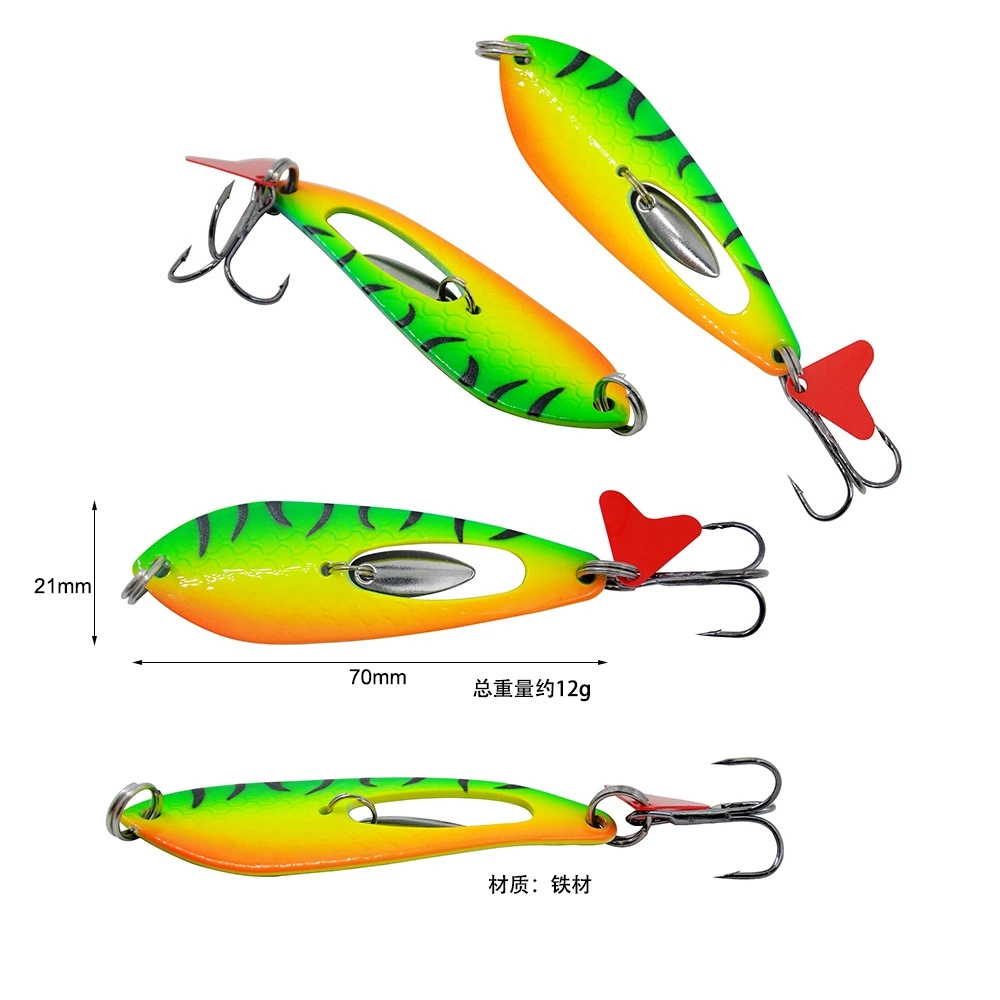 เหยื่อตกปลาแบบช้อนเหล็ก 7 ซม.  - Fishing Equipment Deals บทวิจารณ์และราคา