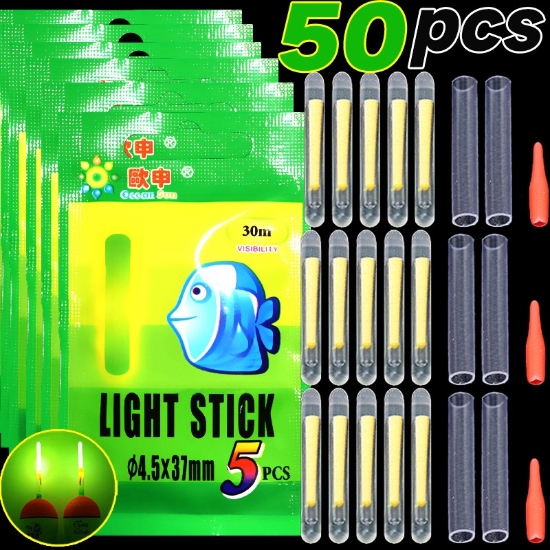 5/10/20/30/50PCS หิ่งห้อยเรือง - Night Float Fishing บทวิจารณ์และราคา