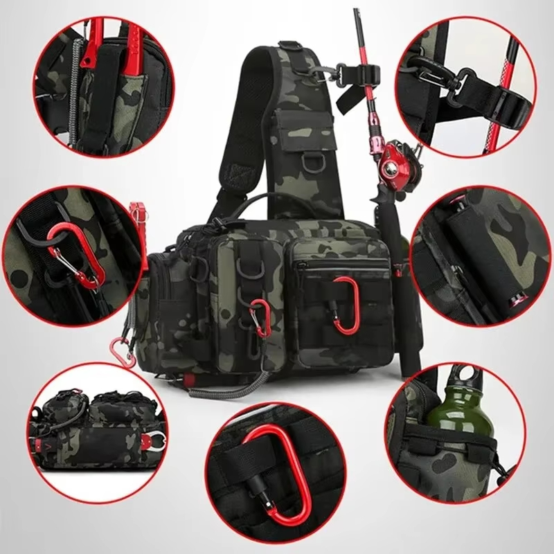 กระเป๋าคาดเอวแบบยุทธวิธีสำหรับ - Tackle Box บทวิจารณ์และราคา