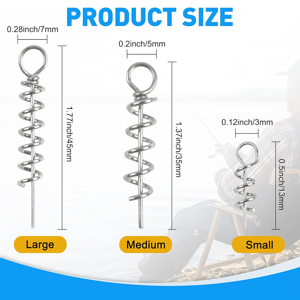 50 ชิ้นฤดูใบไม้ผลิ Twist Lock  - Fishing Equipment Used บทวิจารณ์และราคา