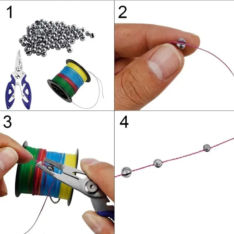 ตัวถ่วงตกปลาแบบ Split Shot จำน - Tackle Box บทวิจารณ์และราคา