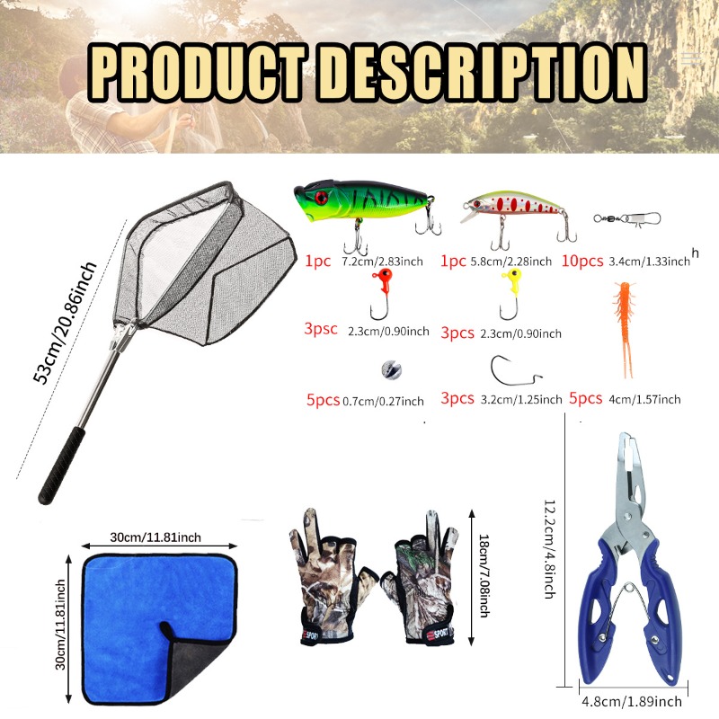 ชุดคันเบ็ดตกปลาคาร์บอนไฟเบอร์แ - Trout Fishing Lure บทวิจารณ์และราคา