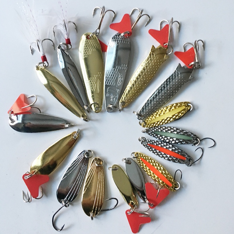 ชุดเหยื่อตกปลา 16 ชิ้น ชุดเหยื - Fishing Equipment Kit บทวิจารณ์และราคา