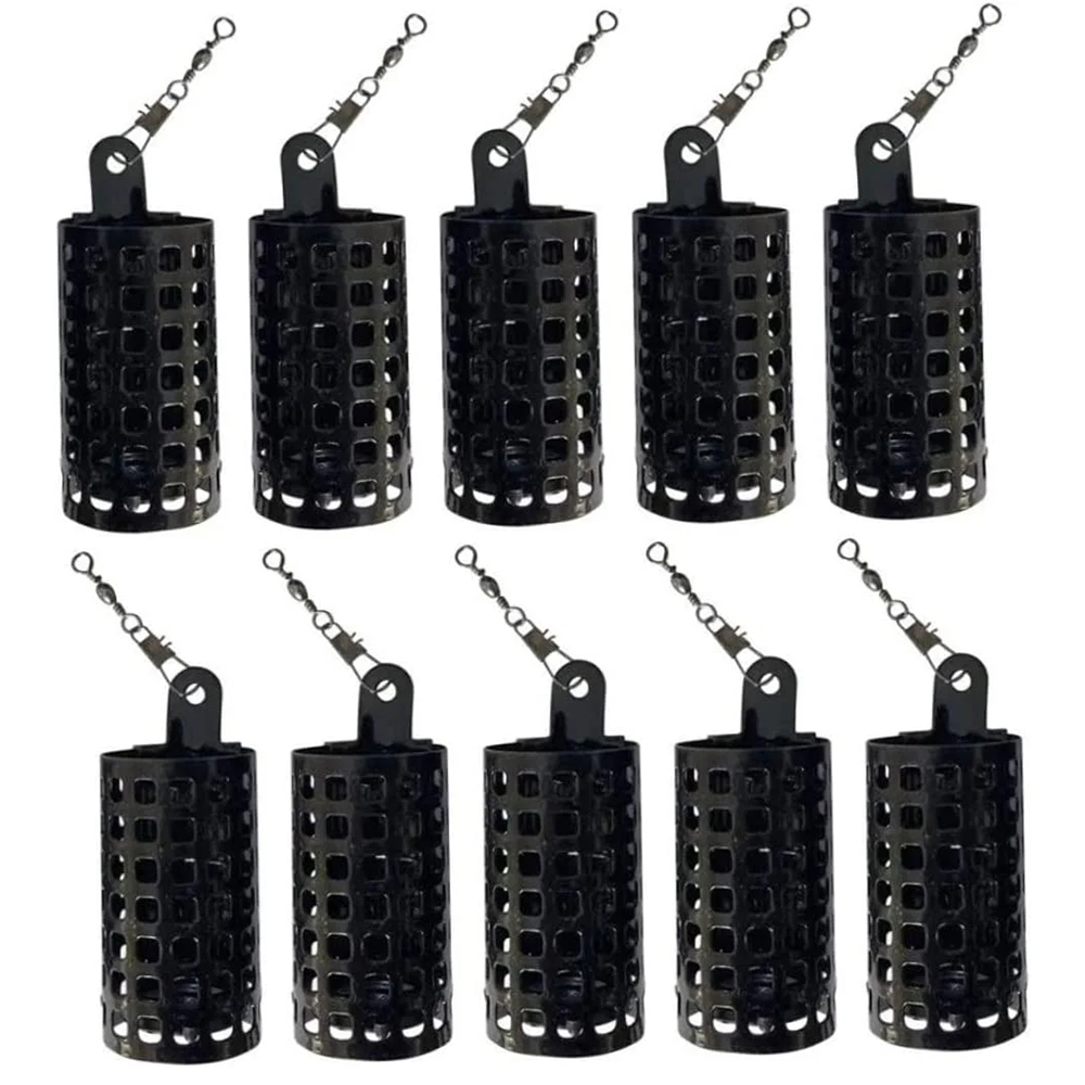 10PCS Fishing Tackle Feeder CA - Fishing Equipment Used บทวิจารณ์และราคา