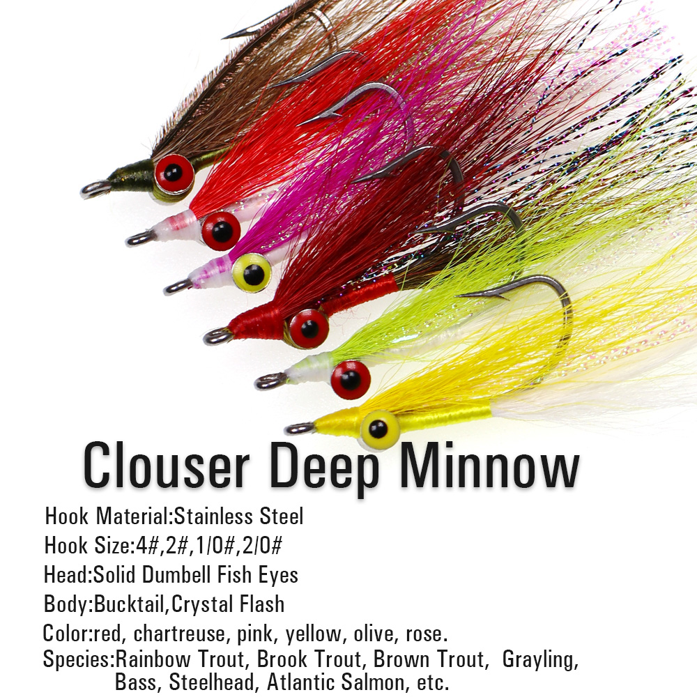 Wifreo 3 pcs/6 pcs Bucktail Cl - Fishing Equipment Kit บทวิจารณ์และราคา