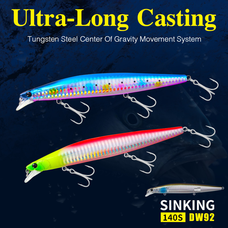 TSURINOYA Stinger 140S เหยื่อต - Trout Fishing Lure บทวิจารณ์และราคา