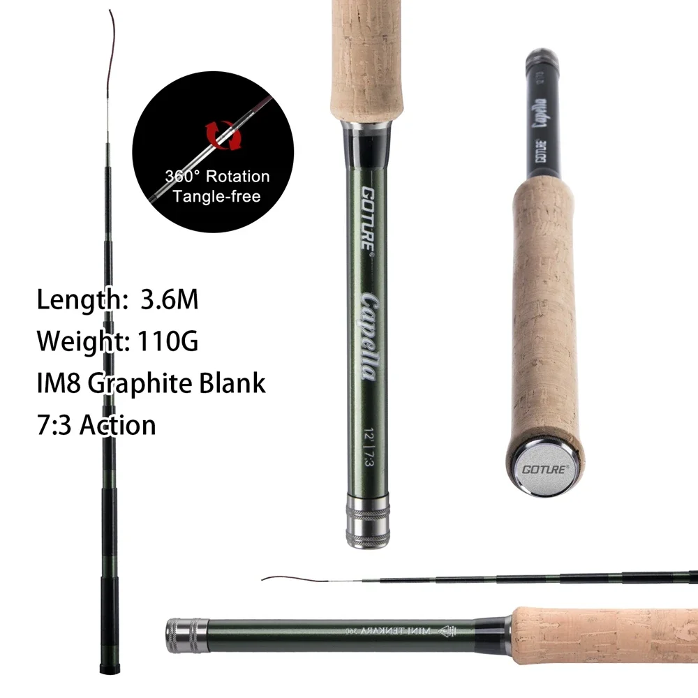 ชุดคันเบ็ดตกปลาแบบเท็นคาร่า Go - Trout Fishing Lure บทวิจารณ์และราคา